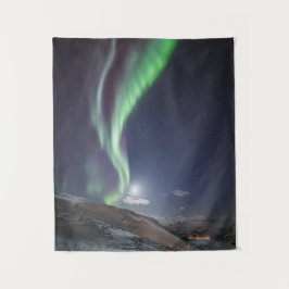 Nordlichter Norwegen Wandteppich