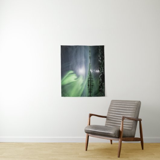 Nordlichter Norwegen Wandteppich (Beispiel)