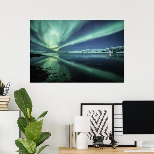Nordlichter Poster (Heimbüro)