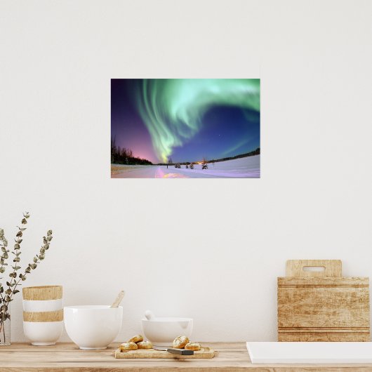 Nordlichter Poster (Küche)