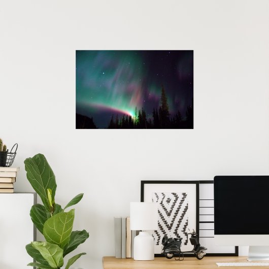 Nordlichter Poster (Heimbüro)