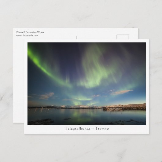 Nordlichter Postkarte (Vorne/Hinten)