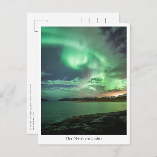 Nordlichter Postkarte (Vorne/Hinten)