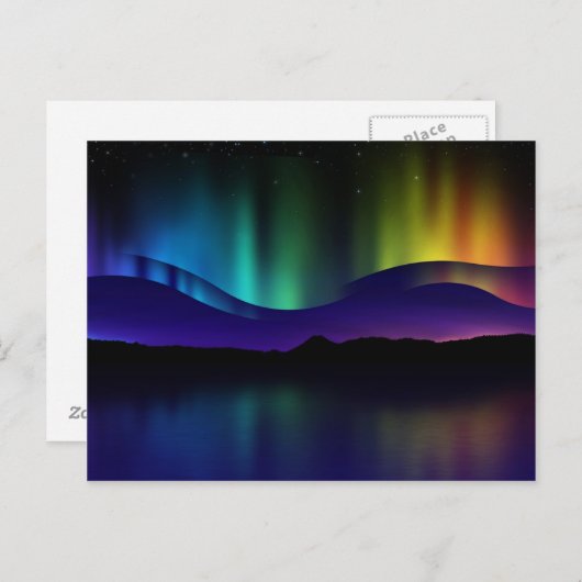 Nordlichter Postkarte (Vorne/Hinten)