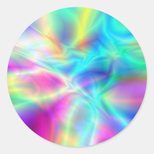 Nordlichter Runder Aufkleber (Vorderseite)