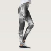 Nordlichter schwarz u. Weiß - Leggings (Rechts)