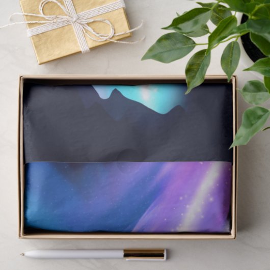 Nordlichter Seidenpapier (Geschenk)