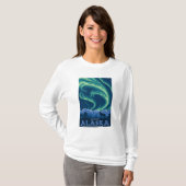 Nordlichter - Skagway, Alaska T-Shirt (Vorne ganz)