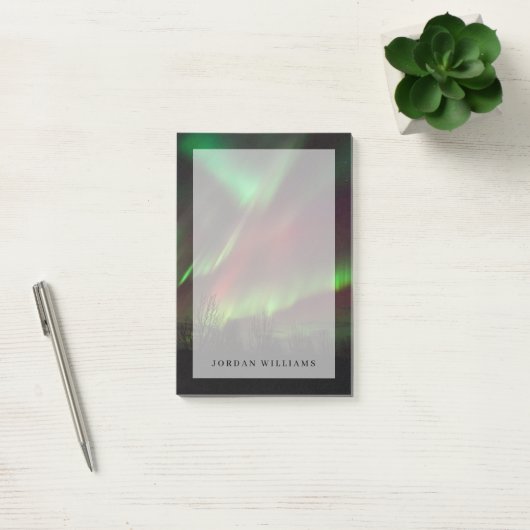 Nordlichter | Skandinavien, Island Post-it Klebezettel (Büro)