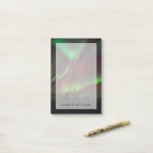 Nordlichter | Skandinavien, Island Post-it Klebezettel (Auf Schreibtisch)