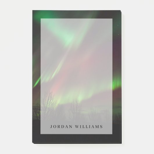 Nordlichter | Skandinavien, Island Post-it Klebezettel (Vorderseite)