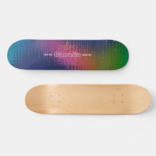 Nordlichter Skateboard (Horizontal)