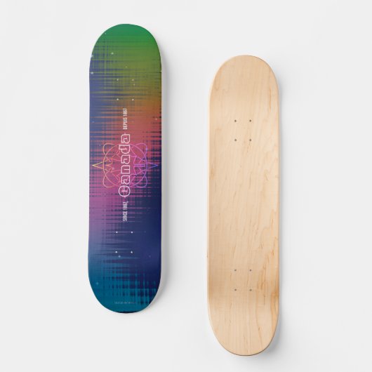 Nordlichter Skateboard (Vorderseite)