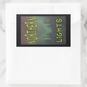 Nordlichter - SOS-Aufkleber 4pk Rechteckiger Aufkleber (Tasche)