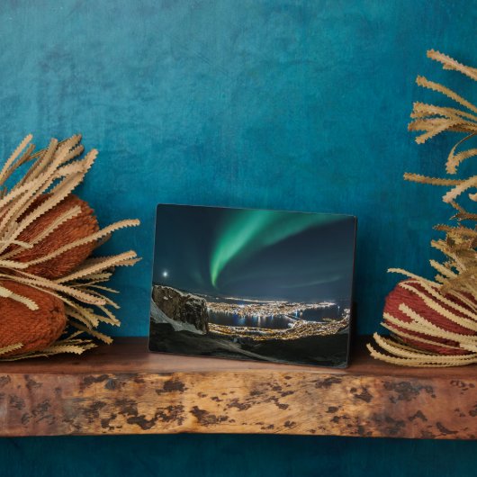 Nordlichter Tromso Fotoplatte (Seite)