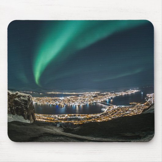 Nordlichter Tromso Mousepad (Vorne)