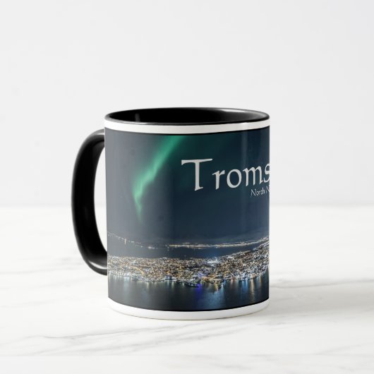 Nordlichter Tromso Tasse (Vorderseite Links)
