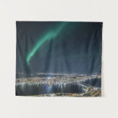 Nordlichter Tromso Wandteppich (Vorderseite (Horizontal))