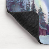 NORDlichter u. BLOCKHAUS durch SHARON SHARPE Mousepad (Ecke)