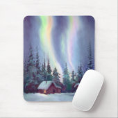 NORDlichter u. BLOCKHAUS durch SHARON SHARPE Mousepad (Mit Mouse)