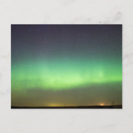 Nordlichter über Alberta Postkarte