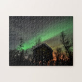 Nordlichter über einem Sami Goathi Puzzlespiel Puzzle (Horizontal)