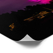 Nordlichter über Hammond Bay Poster (Ecke)