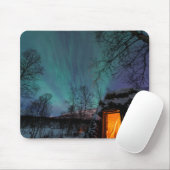 Nordlichter und eine Sami Hütte Mousepad (Mit Mouse)