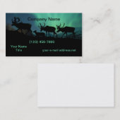 Nordlichter und Karibu Visitenkarte (Vorne/Hinten)