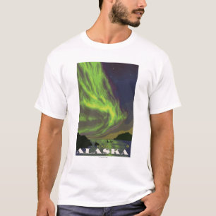 Nordlichter und Schwertwale - Yukon, Alaska T-Shirt