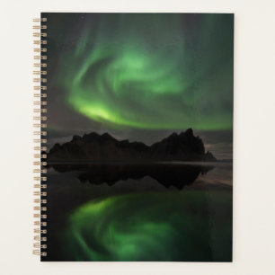 Nordlichter Vestrahorn Strand Hofn, Island Planer