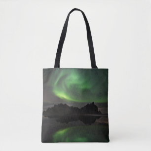 Nordlichter Vestrahorn Strand Hofn, Island Tasche