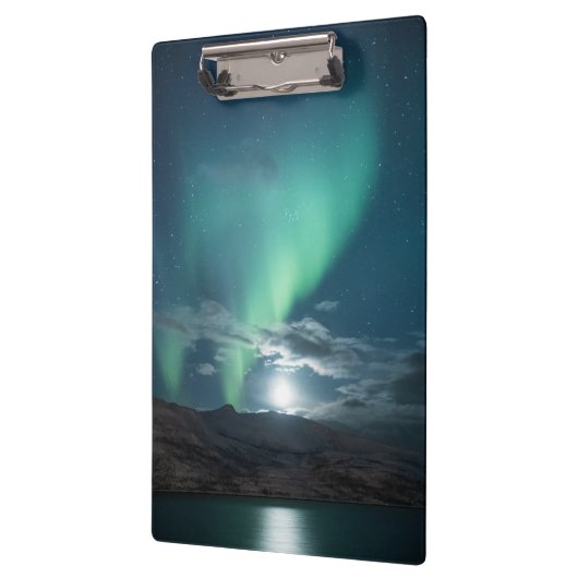 Nordlichter Vollmond Klemmbrett (Links)