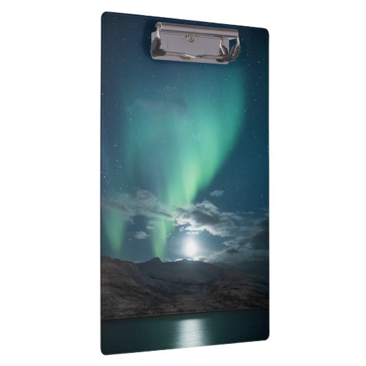 Nordlichter Vollmond Klemmbrett (Rechts)