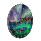 Nordlichter von Alaska Collage Dartscheibe (Vorderseite Links)