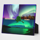 Nordlichter von Alaska Collage Fotoplatte (Seite)