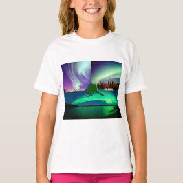 Nordlichter von Alaska Collage Hoodie