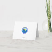 Nordlichter von Alaska Collage Karte (Rückseite)