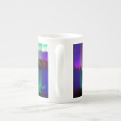 Nordlichter von Alaska Collage Porzellantasse (Rückseite)