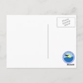 Nordlichter von Alaska Collage Postkarte (Rückseite)