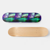 Nordlichter von Alaska Collage Skateboard (Horizontal)