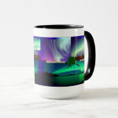 Nordlichter von Alaska Collage Tasse (VorderseiteRechts)