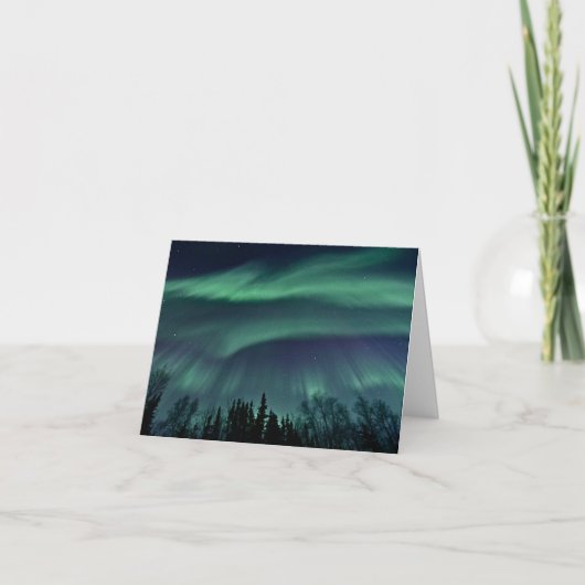 Nordlichter von Alaska Karte (Vorderseite)