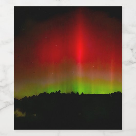 Nordlichter Weinetikett (Einzelnes Label)