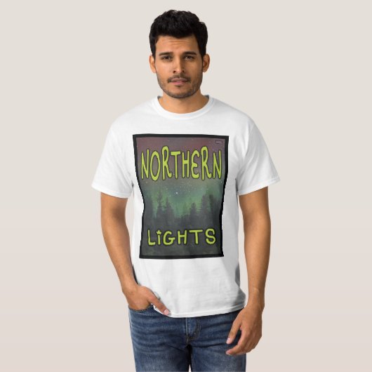 Nordlichter - Wert-T-Shirt T-Shirt (Vorne ganz)