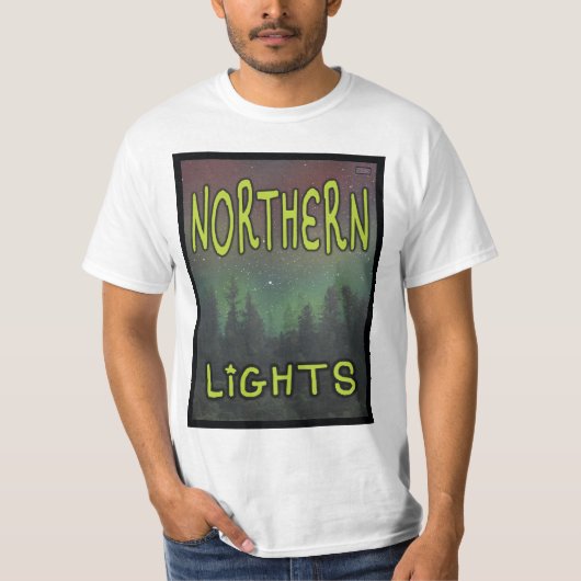 Nordlichter - Wert-T-Shirt T-Shirt (Vorderseite)