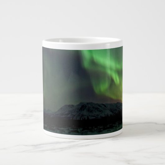 Nordlichter | Whitehorse, Yukon Jumbo-Tasse (Vorderseite)