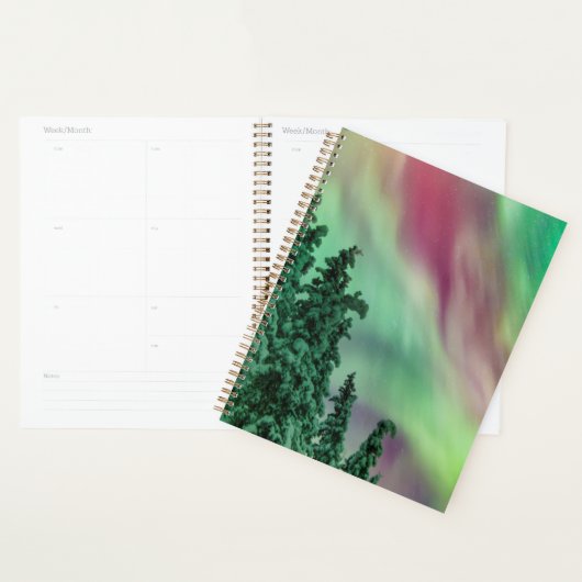 Nordlichter | Winter in Glennallen, Alaska Planer (Anzeige)