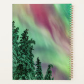 Nordlichter | Winter in Glennallen, Alaska Planer (Rückseite)