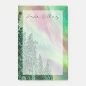 Nordlichter | Winter in Glennallen, Alaska Post-it Klebezettel (Vorderseite)